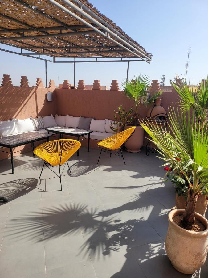 Riad Melilo Avec Piscine Chauffee マラケシュ エクステリア 写真