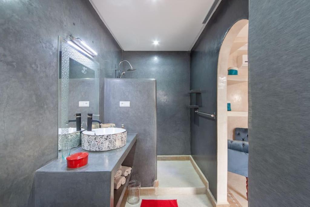 Riad Melilo Avec Piscine Chauffee マラケシュ エクステリア 写真