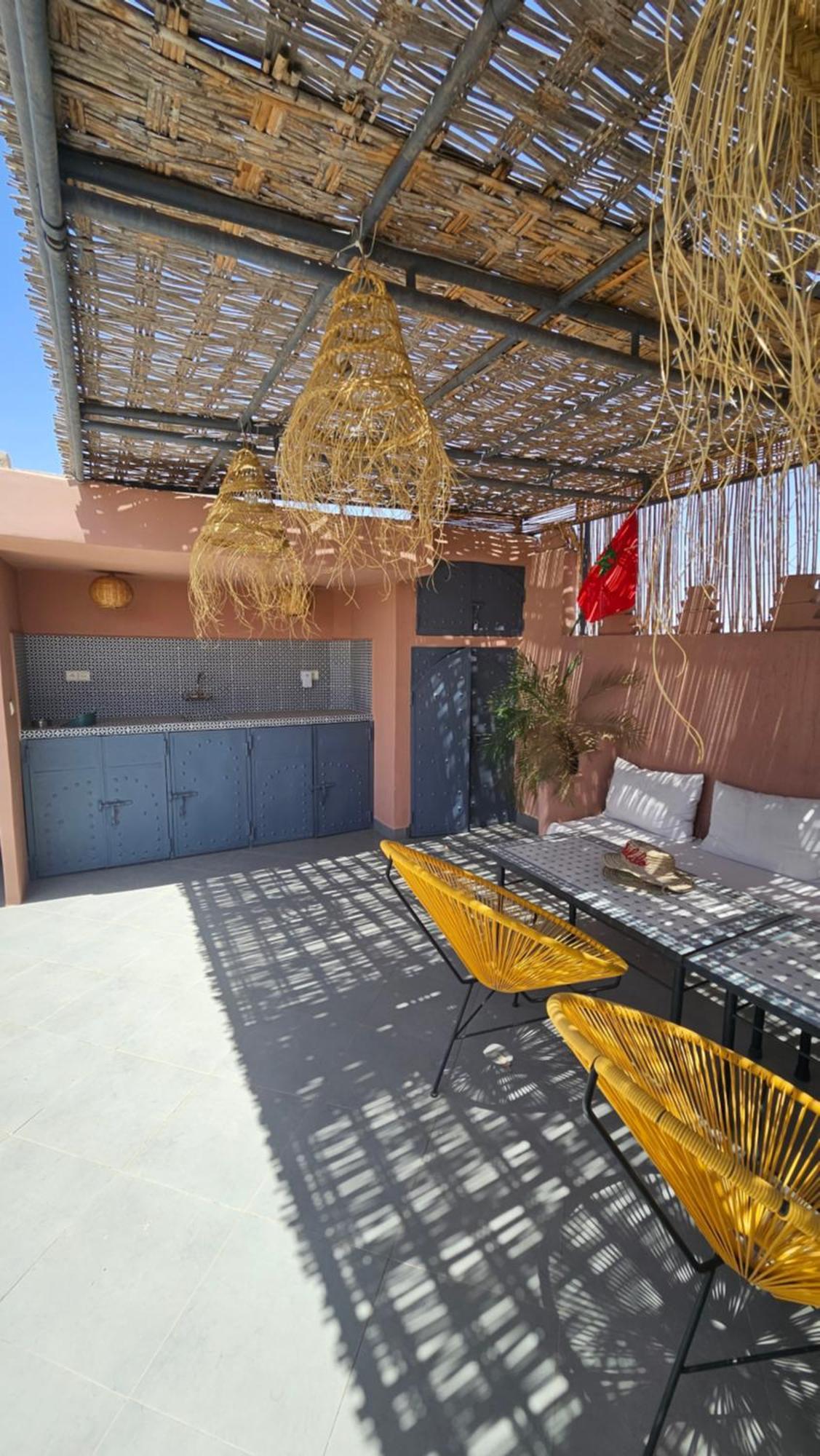 Riad Melilo Avec Piscine Chauffee マラケシュ エクステリア 写真