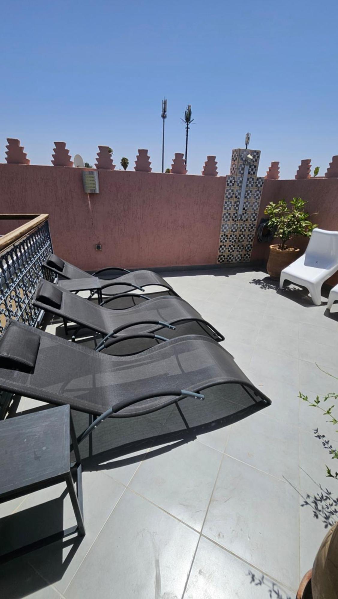 Riad Melilo Avec Piscine Chauffee マラケシュ エクステリア 写真