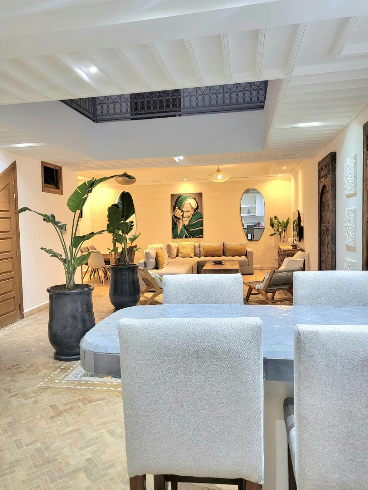 Riad Melilo Avec Piscine Chauffee マラケシュ エクステリア 写真