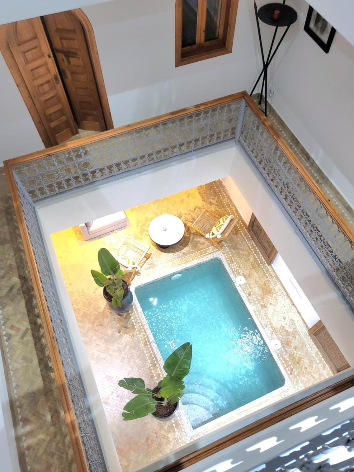 Riad Melilo Avec Piscine Chauffee マラケシュ エクステリア 写真
